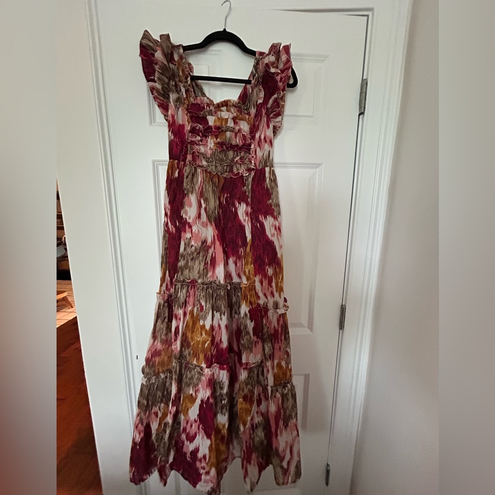 Love the Label- Elsa dress. XS tiered open back maxi. Worn once!